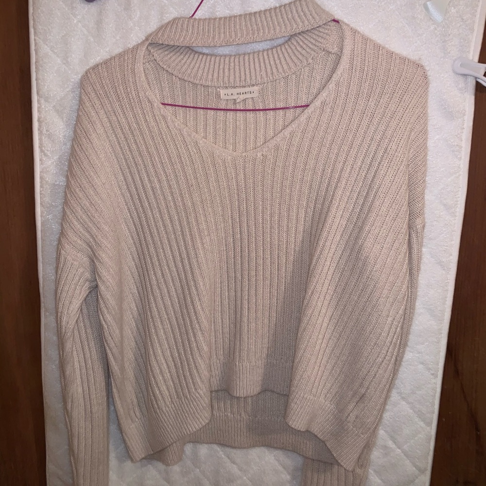 Cutout sweater